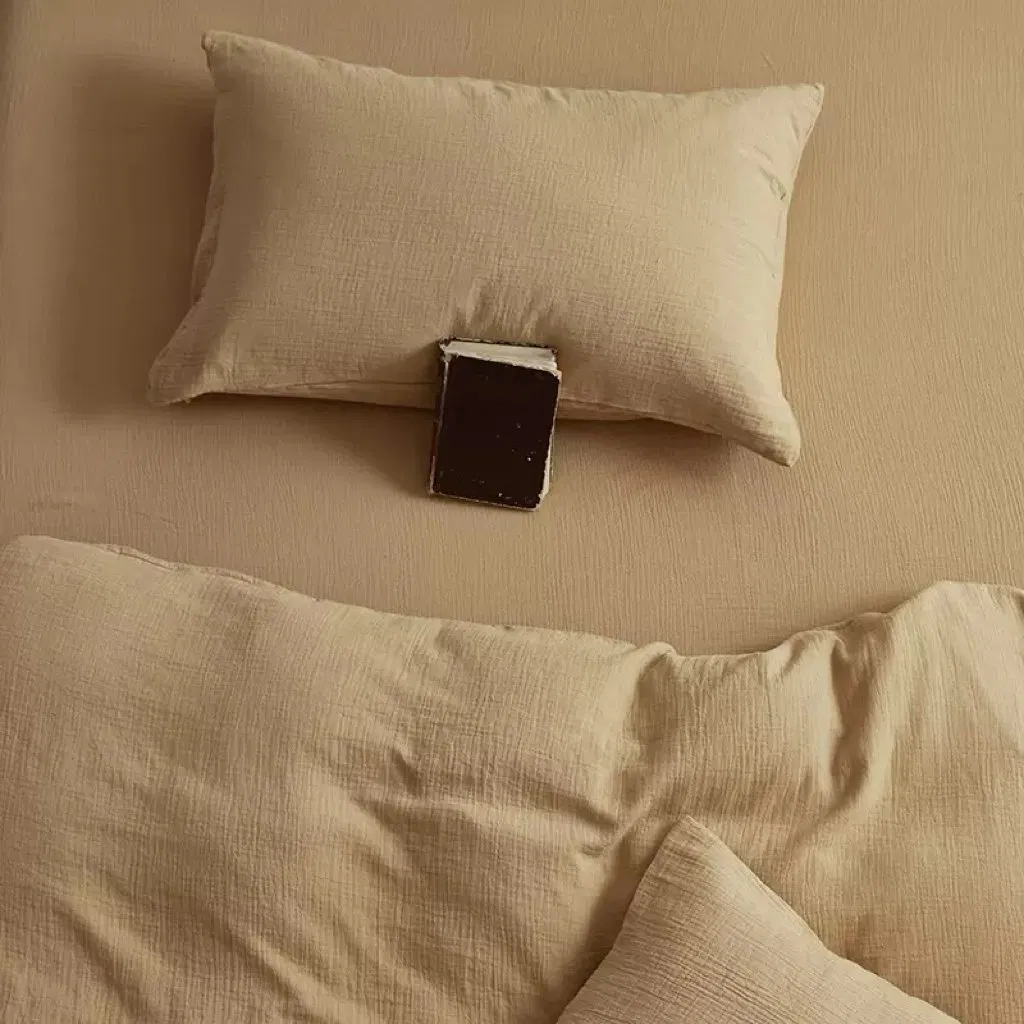 Type a Mother-and-Baby Grade Double-Layer Yarn Thickened Cotton Pillowcase