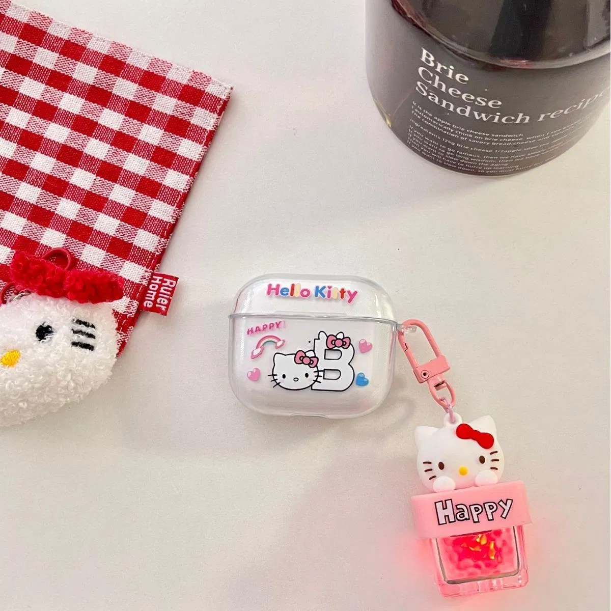 Cute Student Cartoon Monster Wireless Earbuds in Ear Touch Silicone Set Tws Set