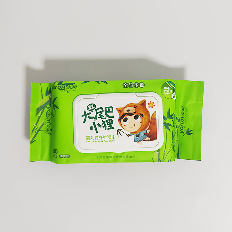 Biodegradable Bamboo Wet Wipes Disinfecting Baby Wipes