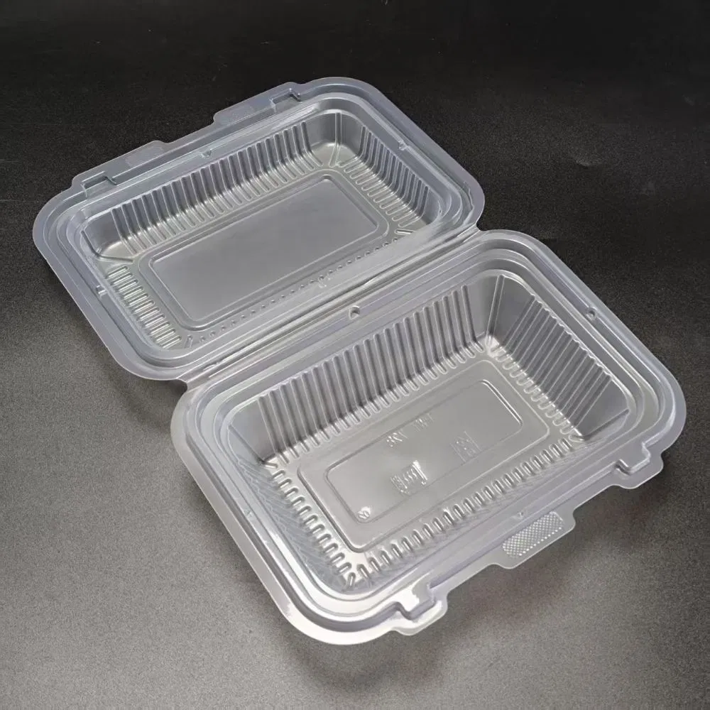 Factory PP natrual color Fast food takeway Lunch container meal box