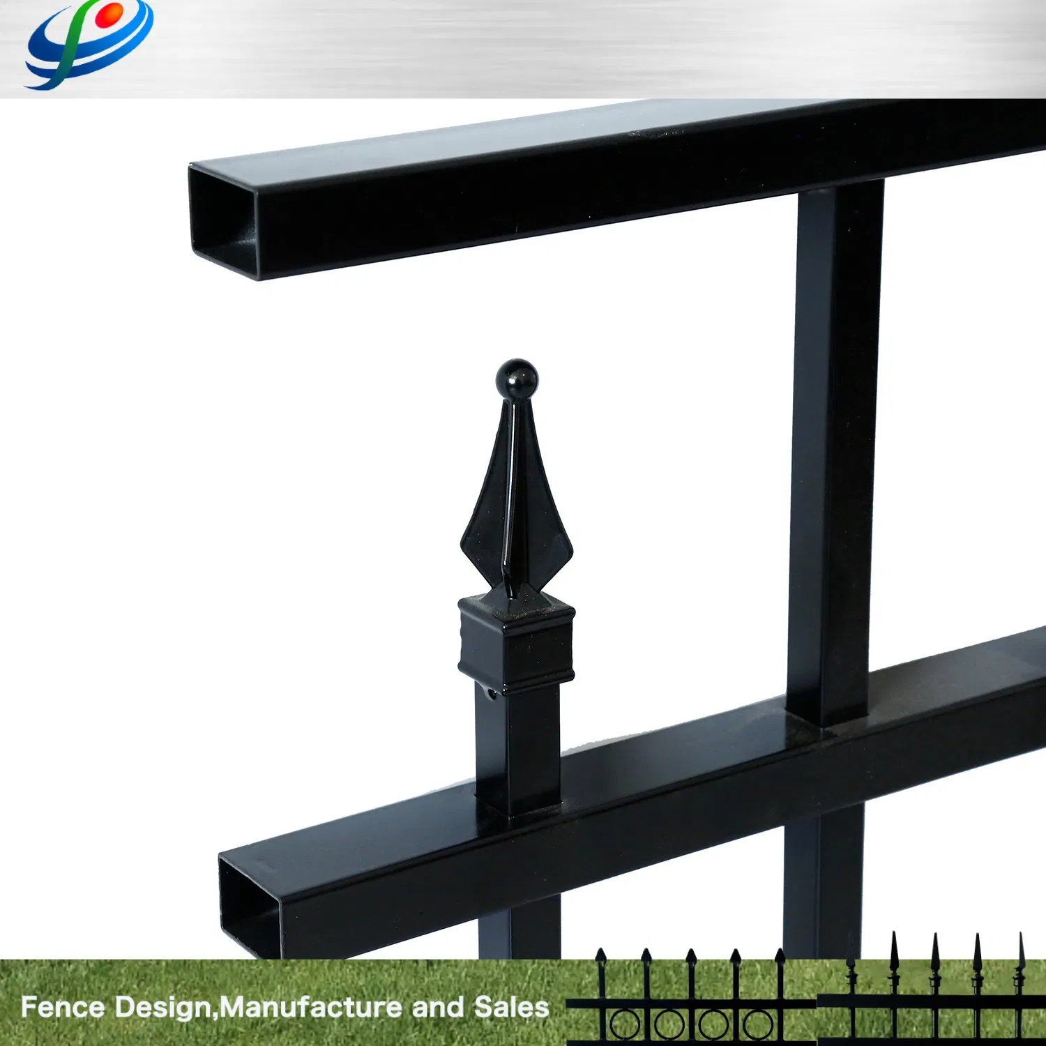 New Style Powder Coated Security Bridge Fence Aluminum