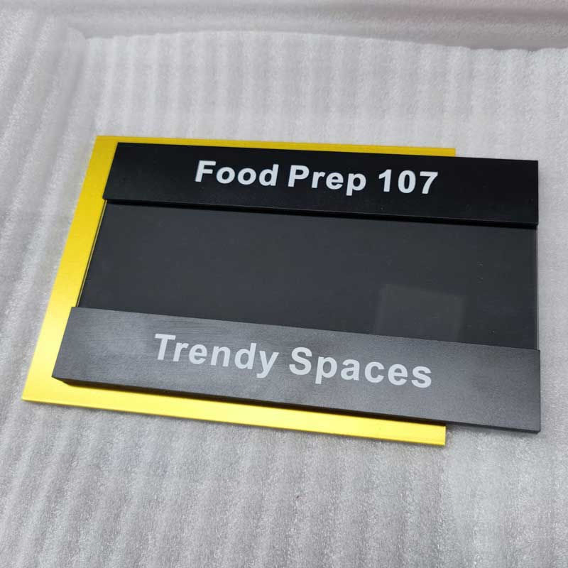 Ezd Stainless Steel and Aluminium Changeable Hourse Room Office Logo Sign Plaques