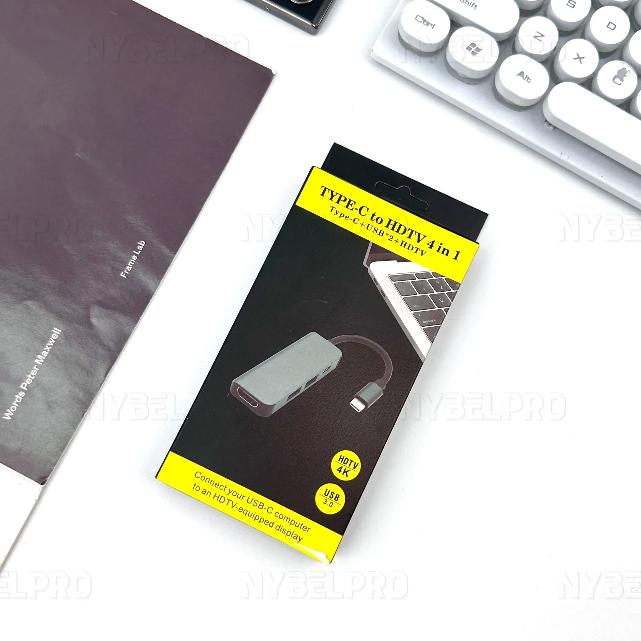 4-в-1 док-станция USB-C для телефона и планшета