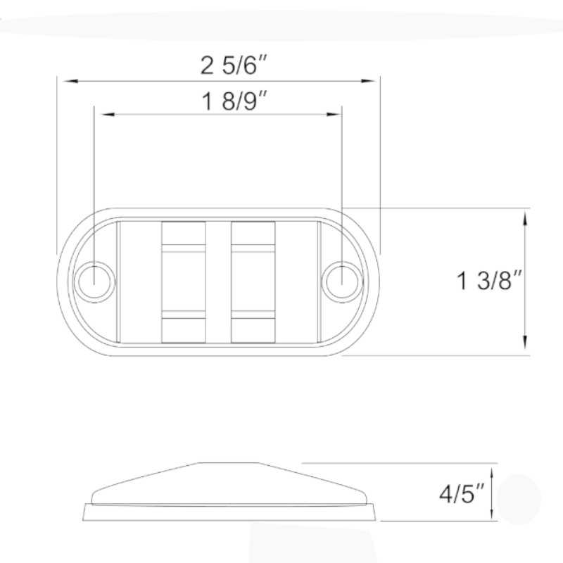 LED Truck Trailer Clearance and Side Marker Light