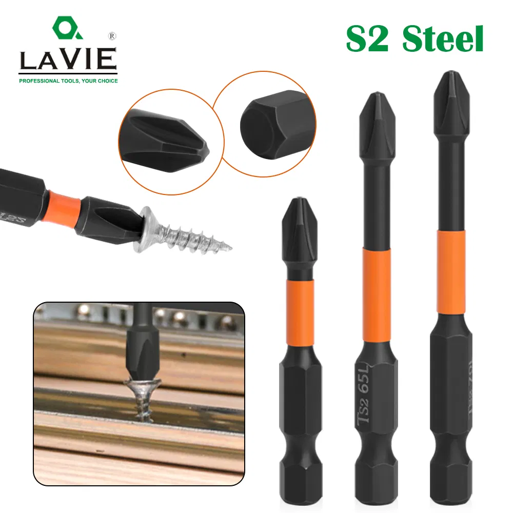 Lavie Hex Shank Strong Magnetic 5A S2 Material pH2 X 25- 150mm Screwdriver Bit
