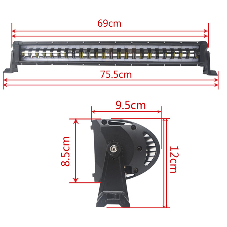 Светодиодная LED-лампа JASHINE 120W с ореолом, 4x4