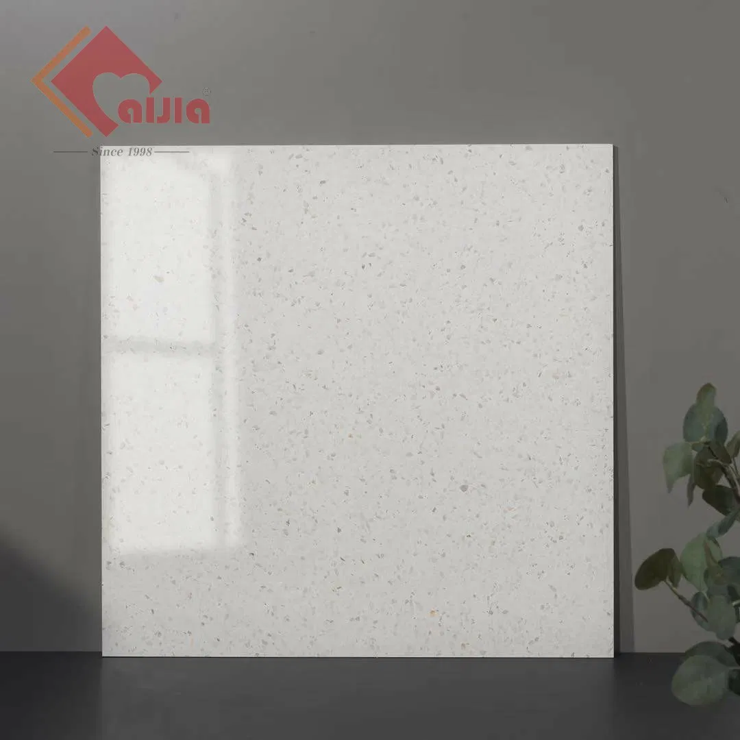 White Terrazzo Tiles 600x600mm 800x800mm Foshan Building Material Swimming Pool Flooring Glazed Porcelain Wall and Floor Tile