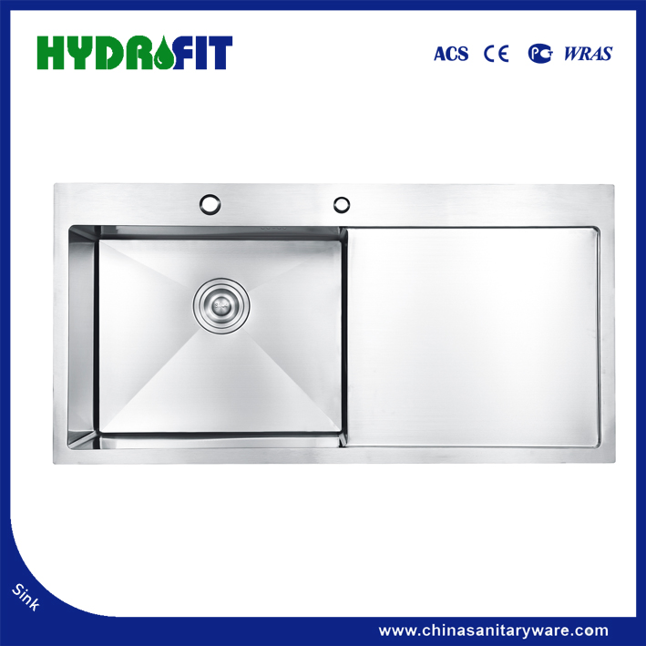Factory Manufacture Factory Kitchen 201/304 Stainless Steel Sink Handmade Sink Wholesale OEM/ODM