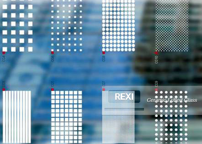 3mm-12mm Ceramic Fritted Glass for Spandrel Glass