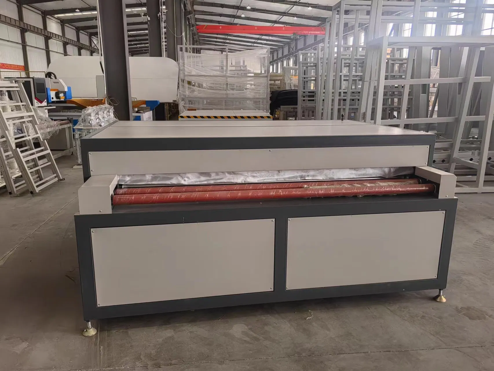 ISO CE Insulating Hollow Glass Production Line Water Washing and Hot Press Horizontal Tilting Combination Table