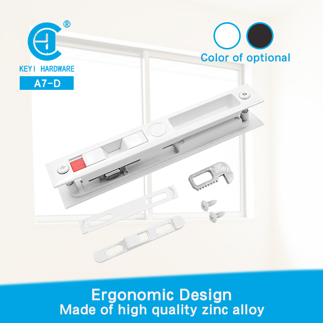 Double Side Zinc Alloy Sliding Window Lock with Key
