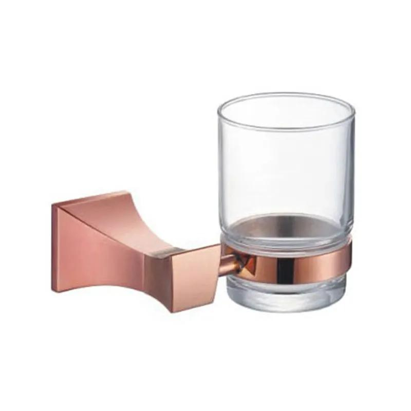 Комплект аксессуаров для ванной Rose Gold, нержавеющая сталь