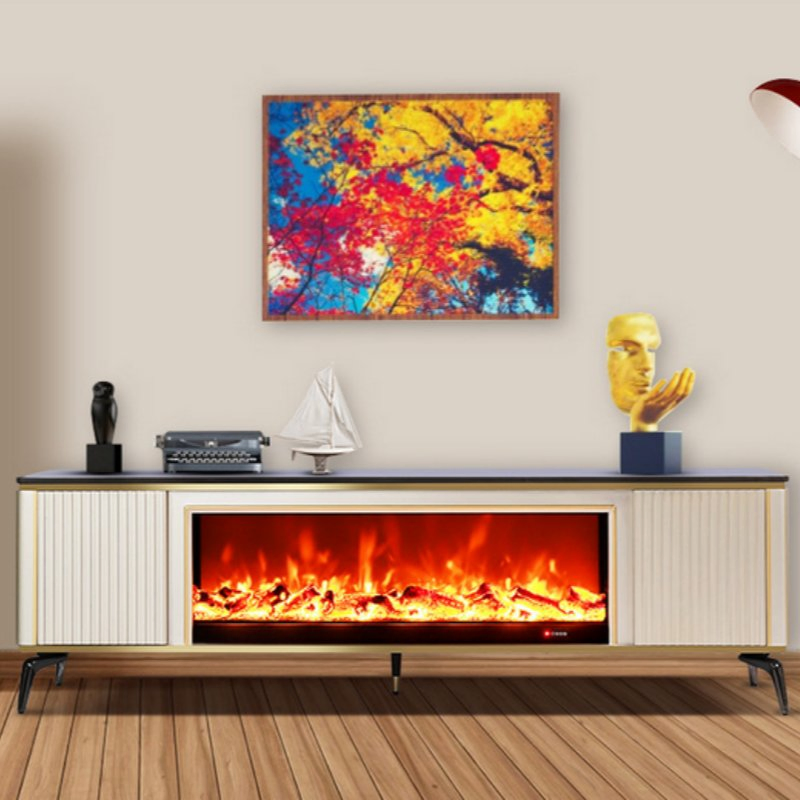 New Fashion Innovative Atomized Home Appliance Home Furniture TV Stand Fireplace