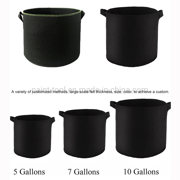 1 Gallon Grow Bags Heavy Duty Thickened Nonwoven Fabric Pots with Handles