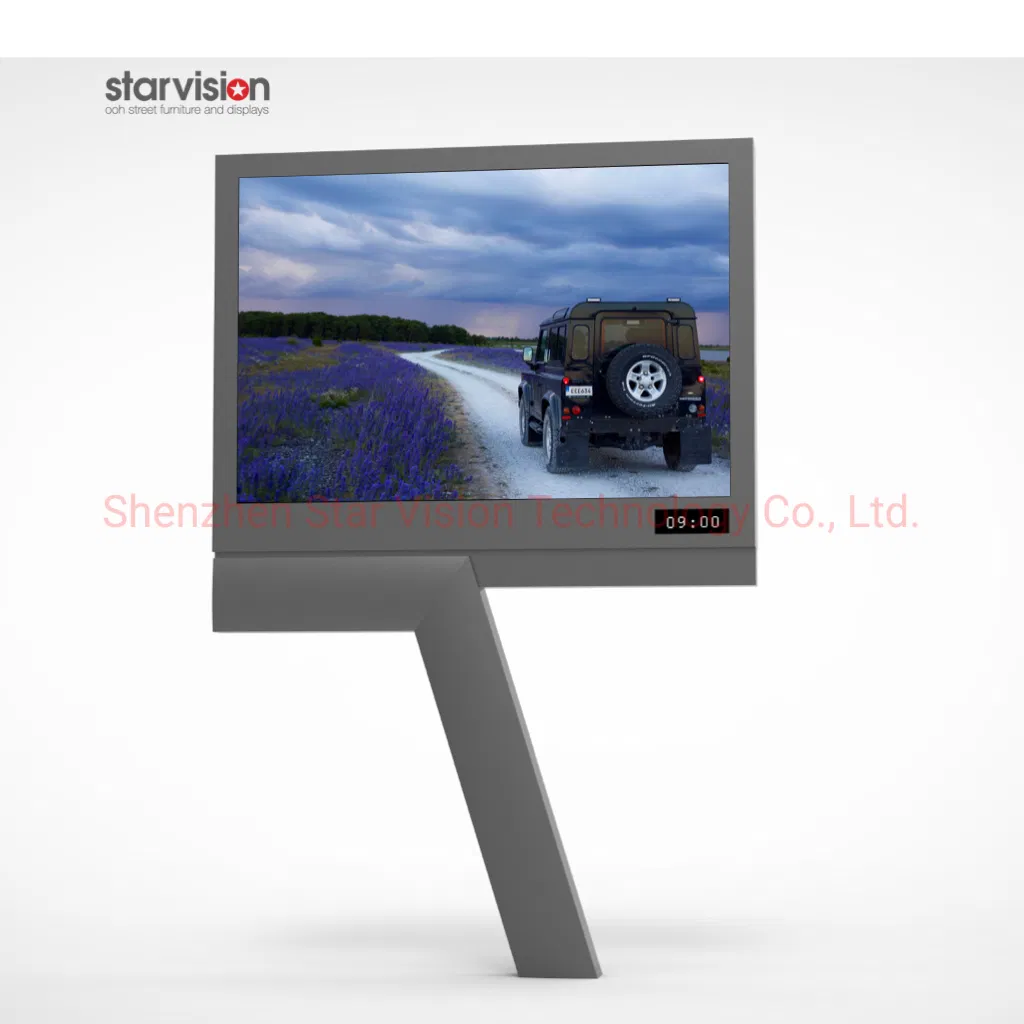 Street Double Sides Outdoor LED Mupi Backlit Light Box Billboard
