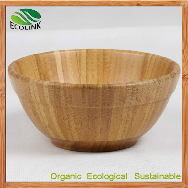 Custom Natural Bamboo Salad Bowl Bamboo Soup Bowl