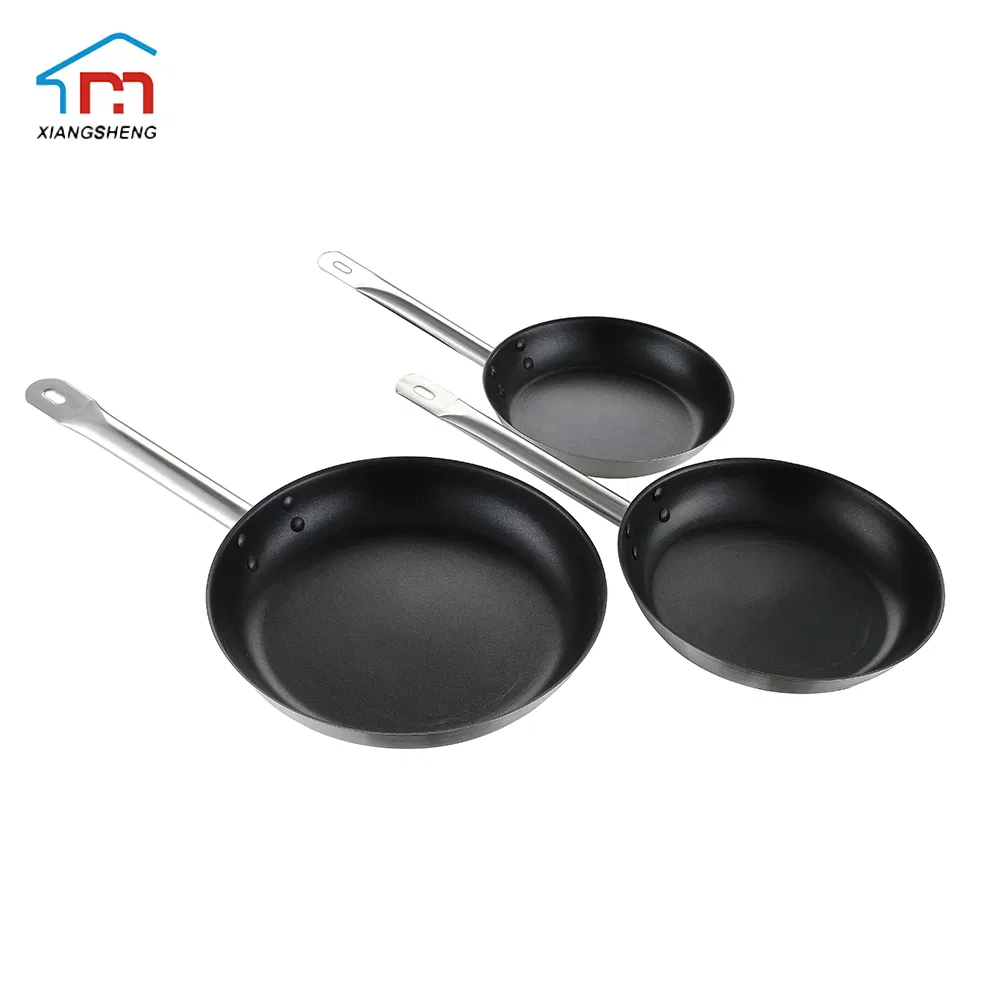Xiangsheng Stainless Steel Non Stick Frying Pan with Compound Base Fry Pan