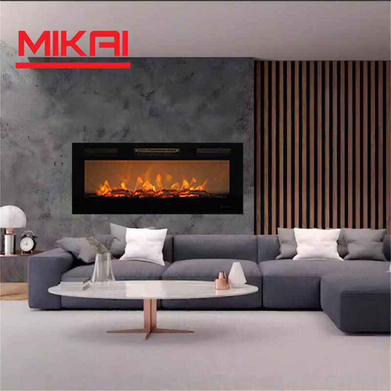 Modern 1500W Infrared Heating Electric Bedroom Indoor Home Space Desktop Fire Place Stove Heater Electric Fireplace for Living Room