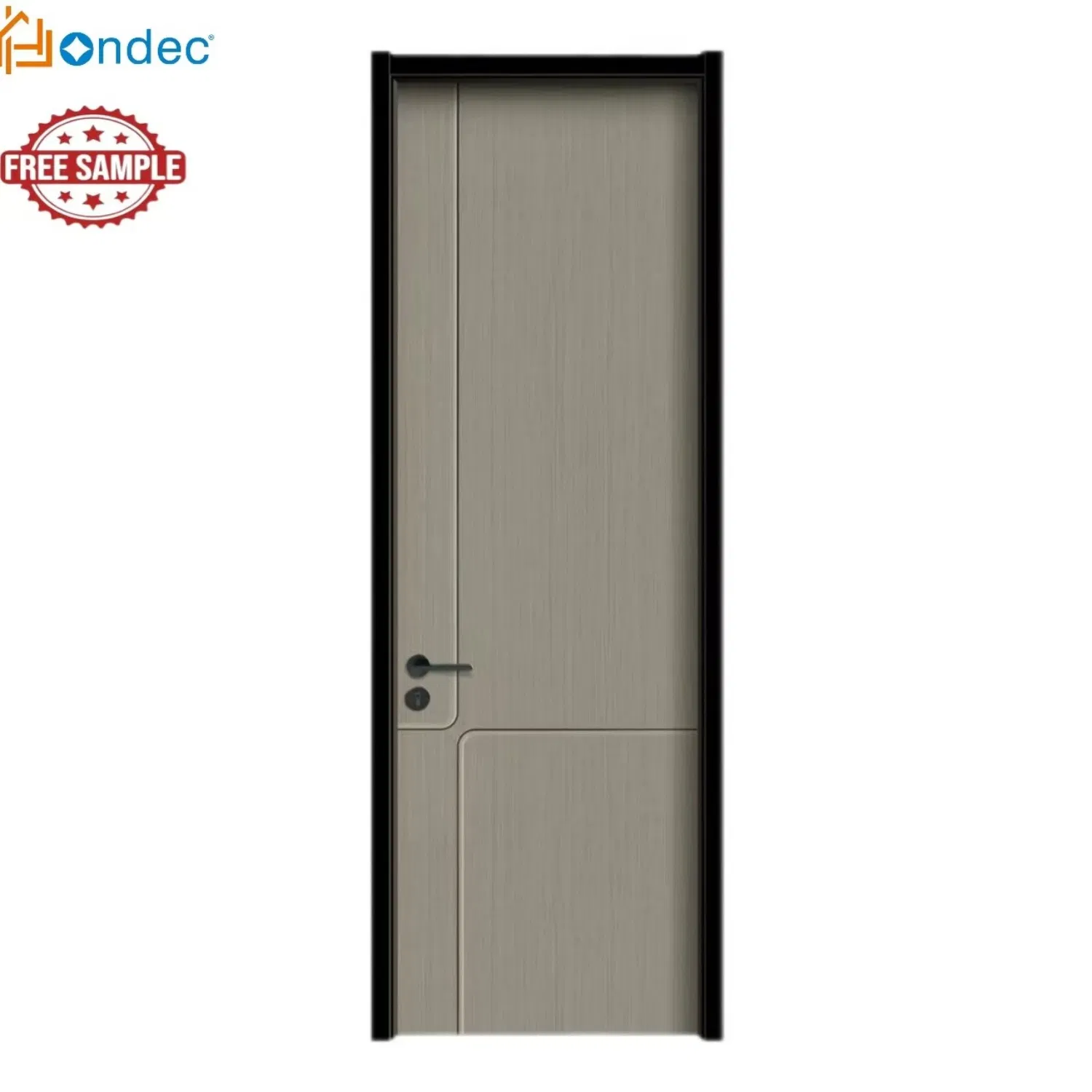 Affordable WPC Door with 5mm Deep Steel Embossing and Style