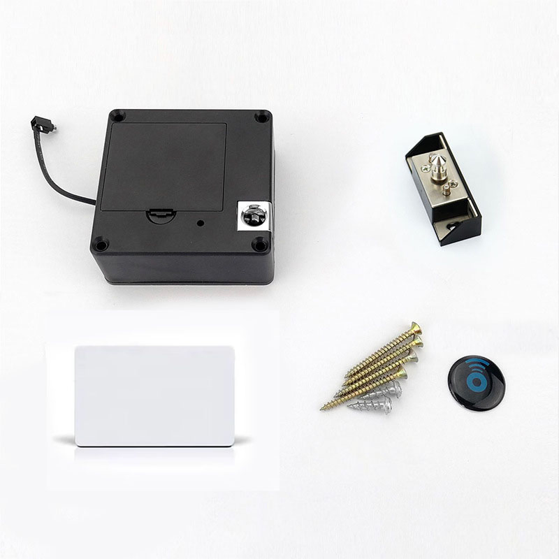 Factory Price RFID 13.56MHz Security Cabinet Lock Invisible Hidden Drawer Locker Hotel Digital Cabinet Drawer Lock