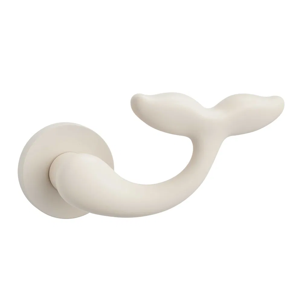 Modern European Style Bedroom Door Lever Handle Interior Lock Wooden Furniture Handle