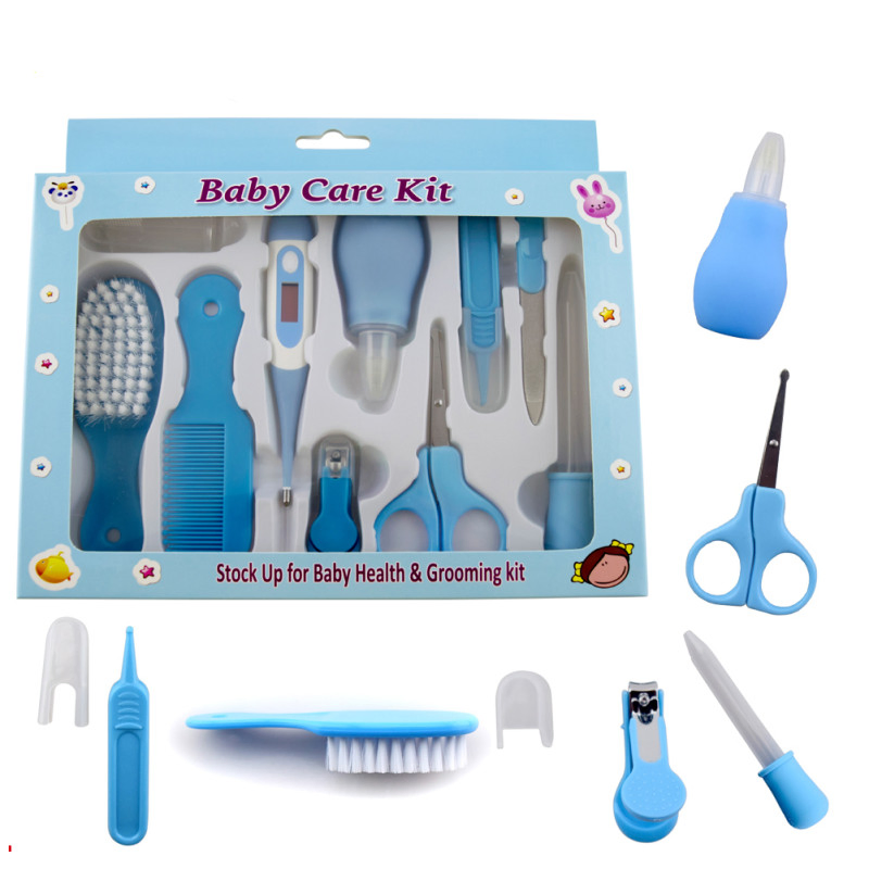 Wholesale Baby Healthcare Kit Newborn Babycare Accessories Baby Nail Scissors Hair Comb Brush