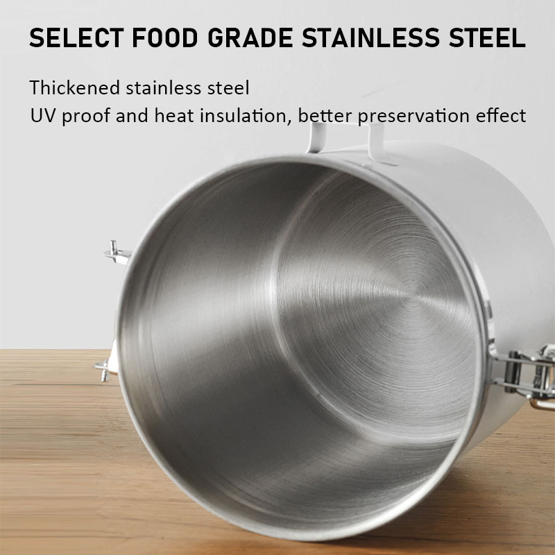 Stylish 2026 Stainless Steel Kitchen Canisters for Food Preservation