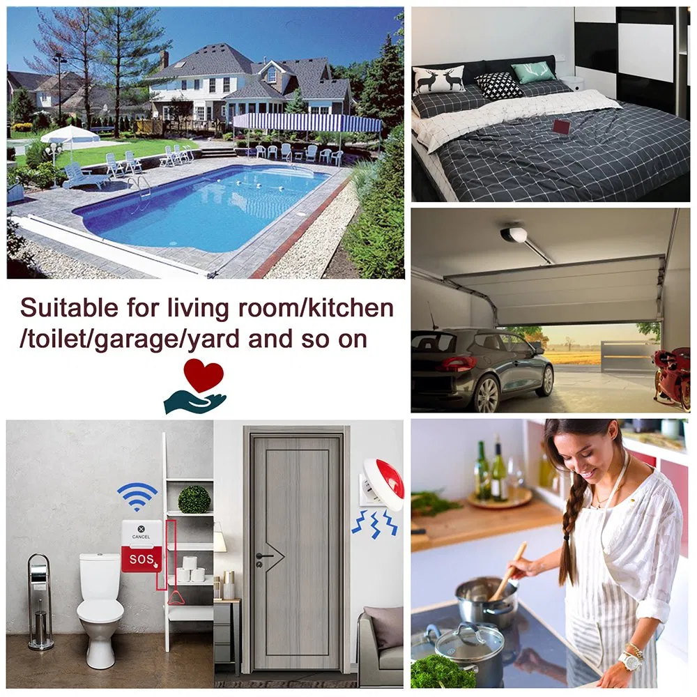 Wireless Nurse Calling System Waterproof Bell Pager for Hospital Clinics Nursing Home Call Bells