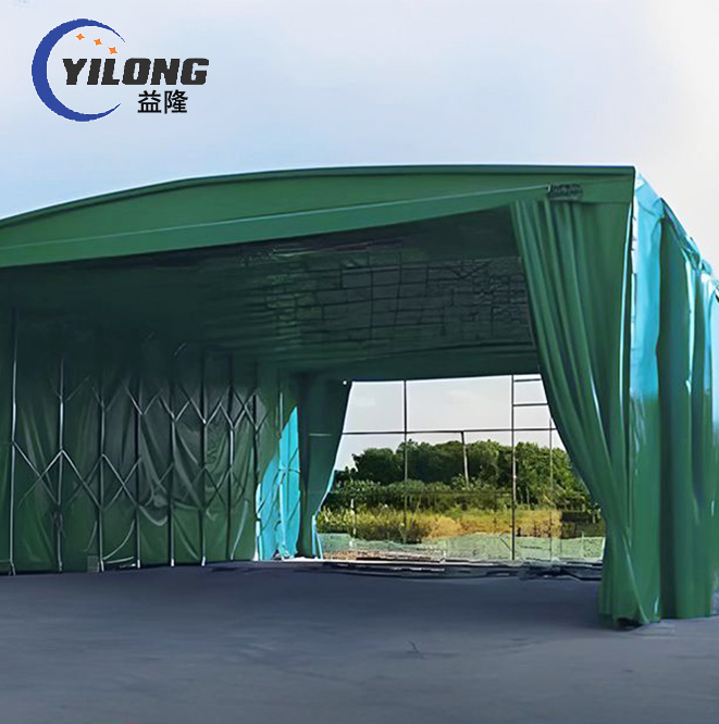 Heavy Duty PVC Tarpaulin Walls Customized Car Garage Shelter