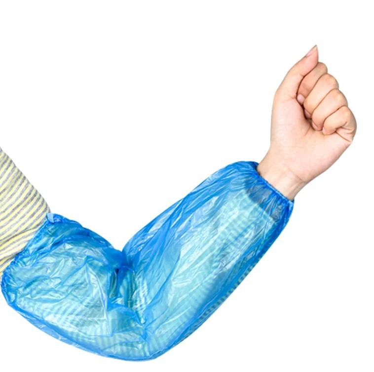 Machine Made Heat Seal Disposable Polyethylene Sleeves Cover PE Oversleeves