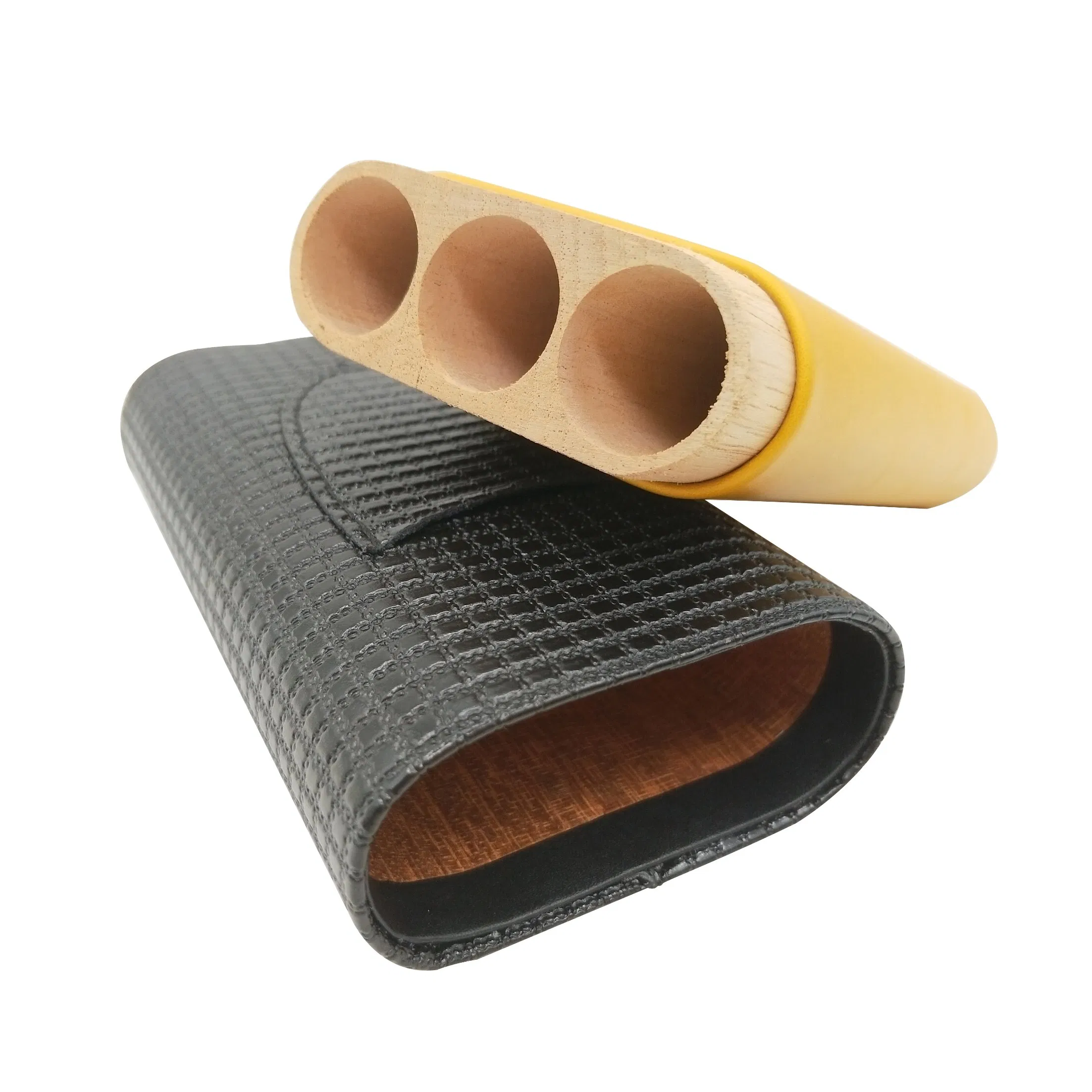 Elegant PU Leather Cigar Humidor Gift Box for Aficionados