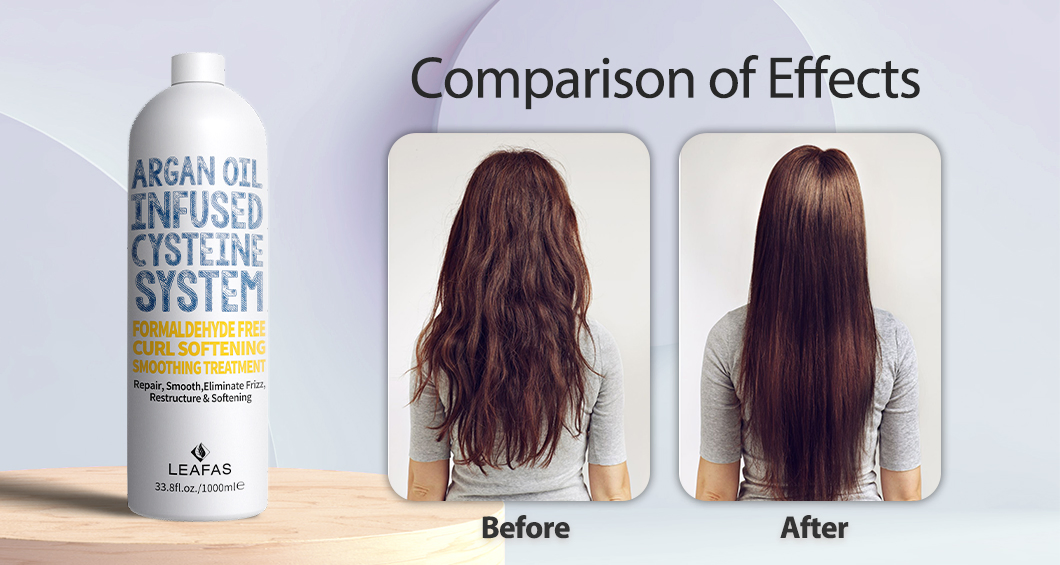 Straightening Natural Formula Cysteine System Curl Softening Smoothing Treatment