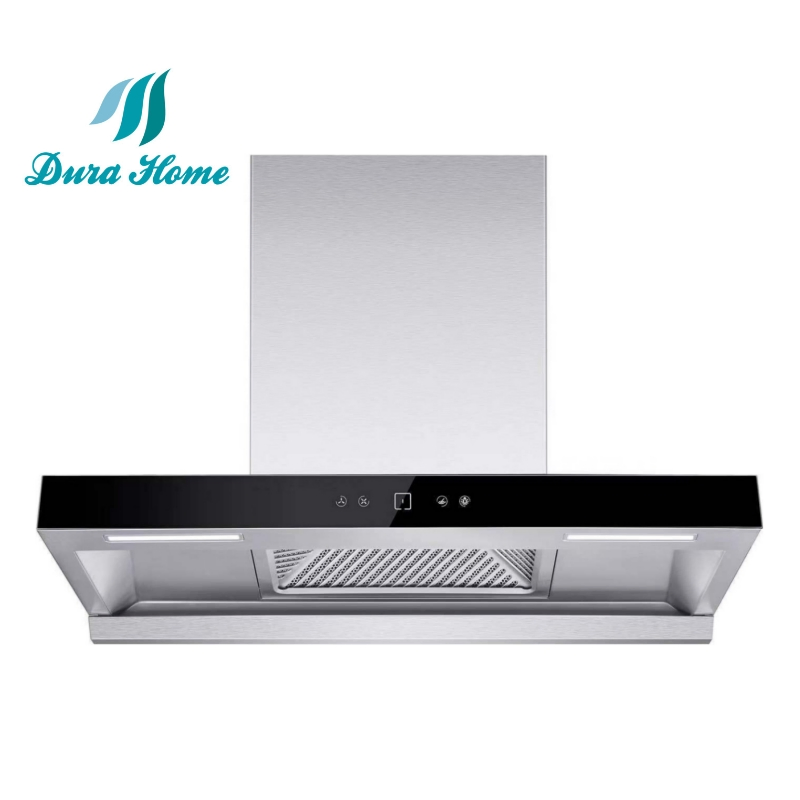 High-Efficiency Black Kitchen Hood Cooker Hood Chimney Range Hood 110V Power