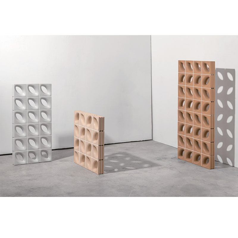 Restaurant Divide Hollow Brick Partitions Interior Home Decoration