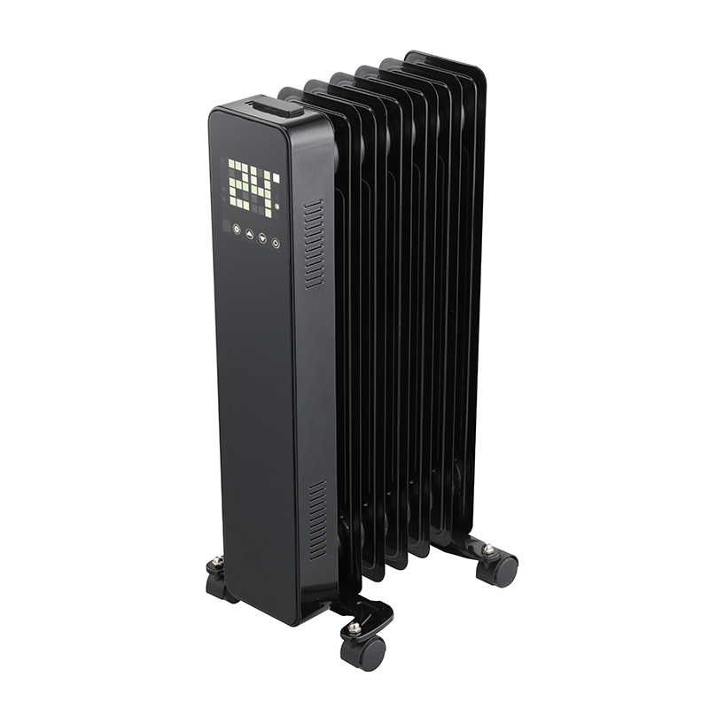 Automatic Remote Control Quiet Durable LED Oil Filled Radiator Heater Electric Oil Heater for Home and Office Use