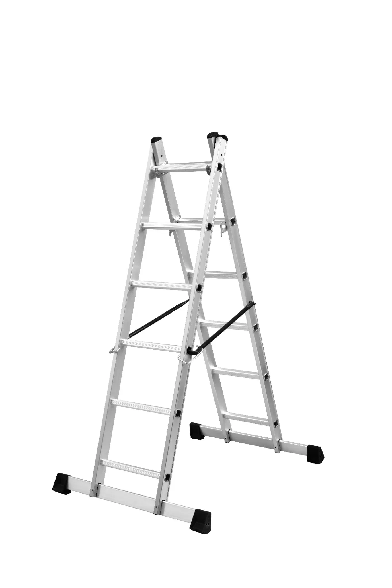 Compliant Industrial with Non-Slip Rungs & Outriggers Lightweight Yet Sturdy for Warehouse Maintenance Aluminium Scaffolding Ladder