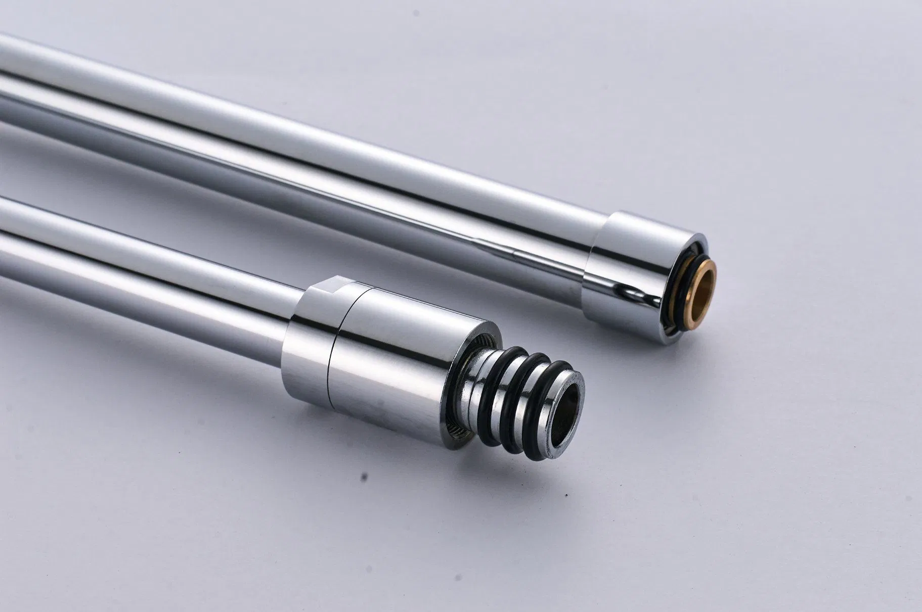 Modern Round Thermostatic Shower Mixer Wall Mounted Brass Faucet with Hand Shower