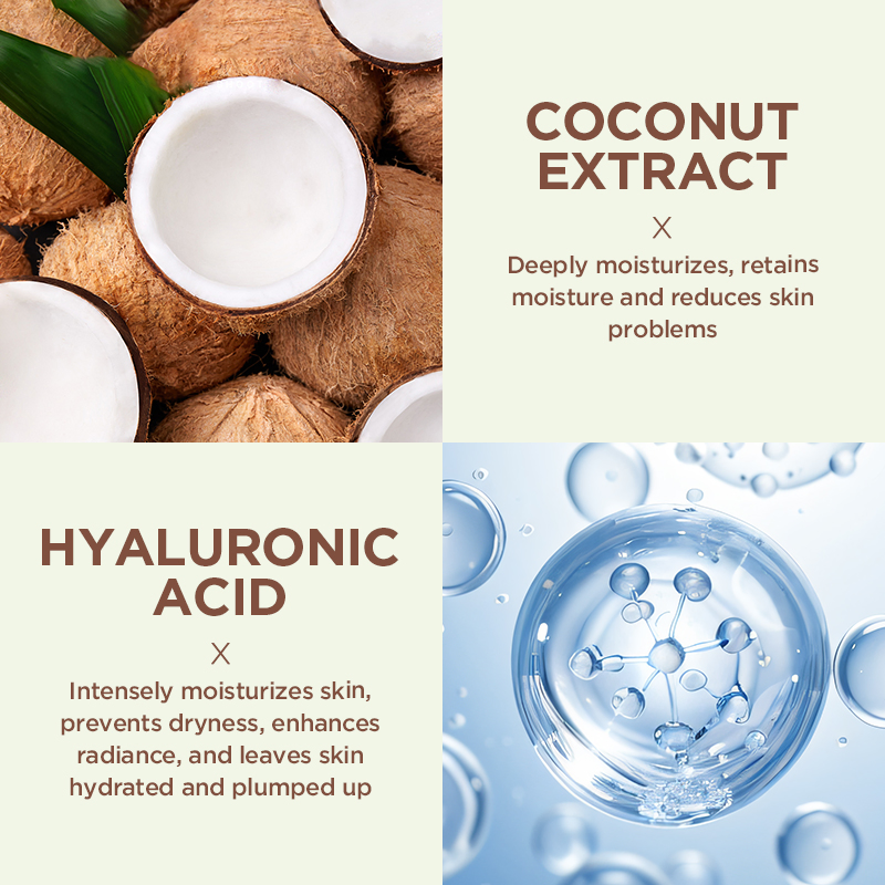 Body Scrub Cruelty-Free Exfoliator Smoothing and Shea Butter & Coconut Body Scrub