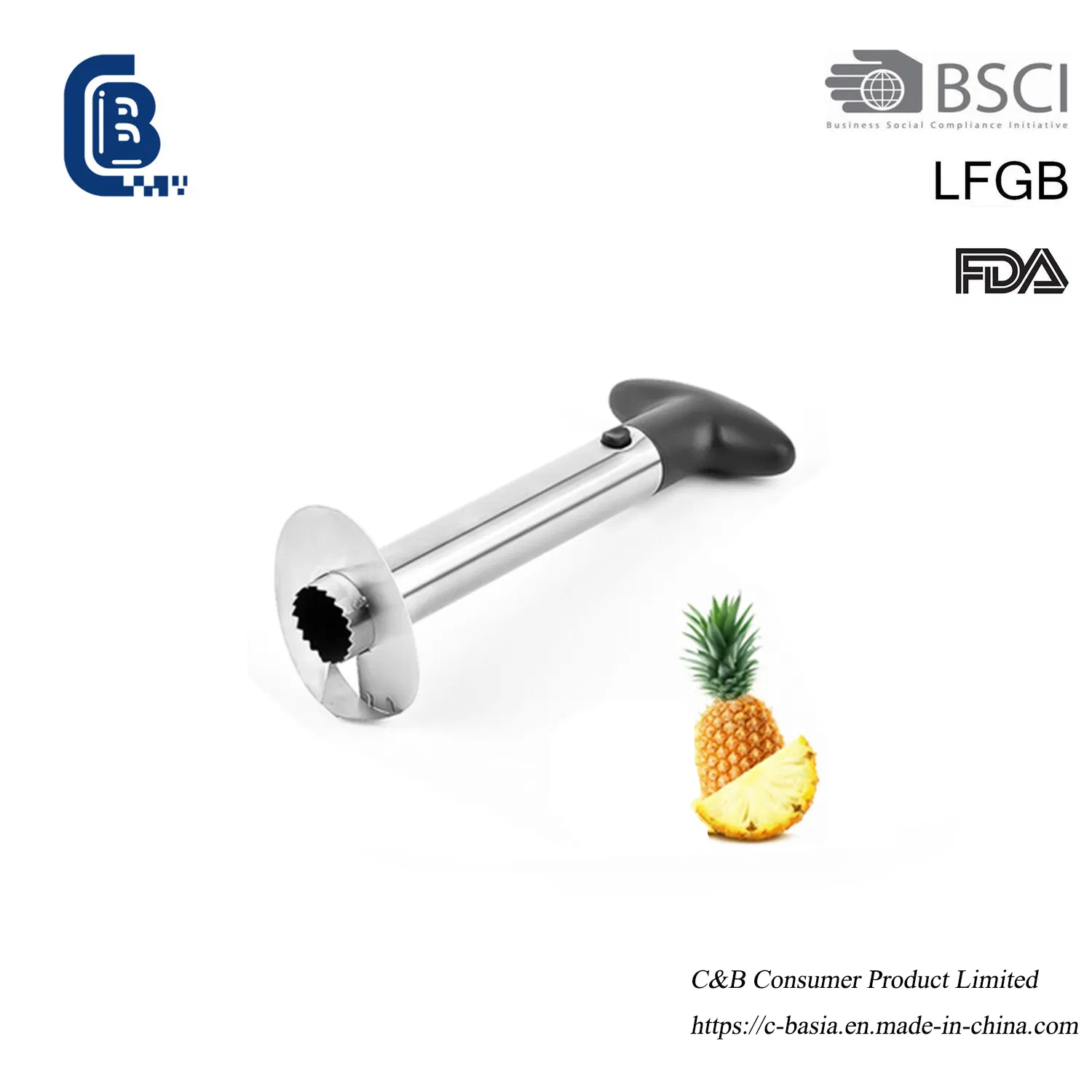 Kitchen Tool Stainless Steel Fruit Corer Pineapple Slicer
