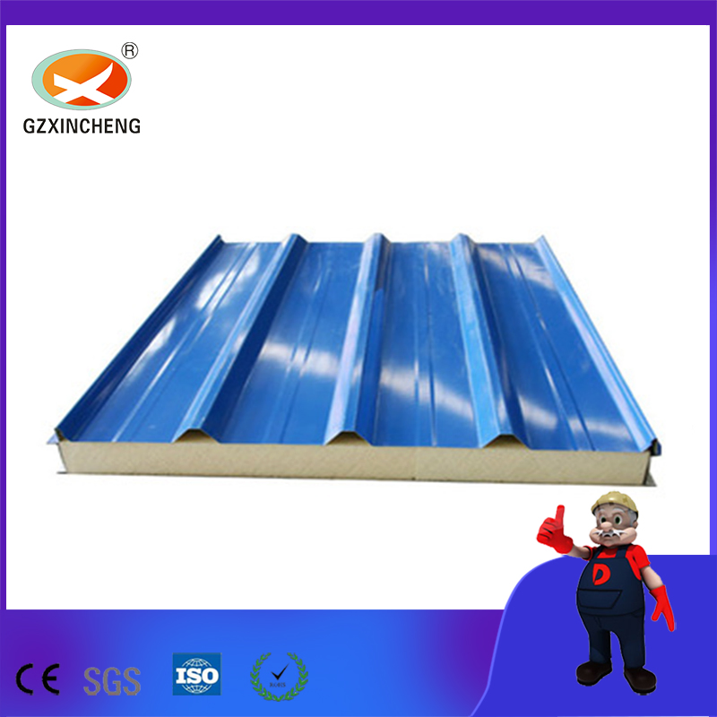 Fire-Proof Thermal Insulation Cold Room PU Sandwich Panel for Roof