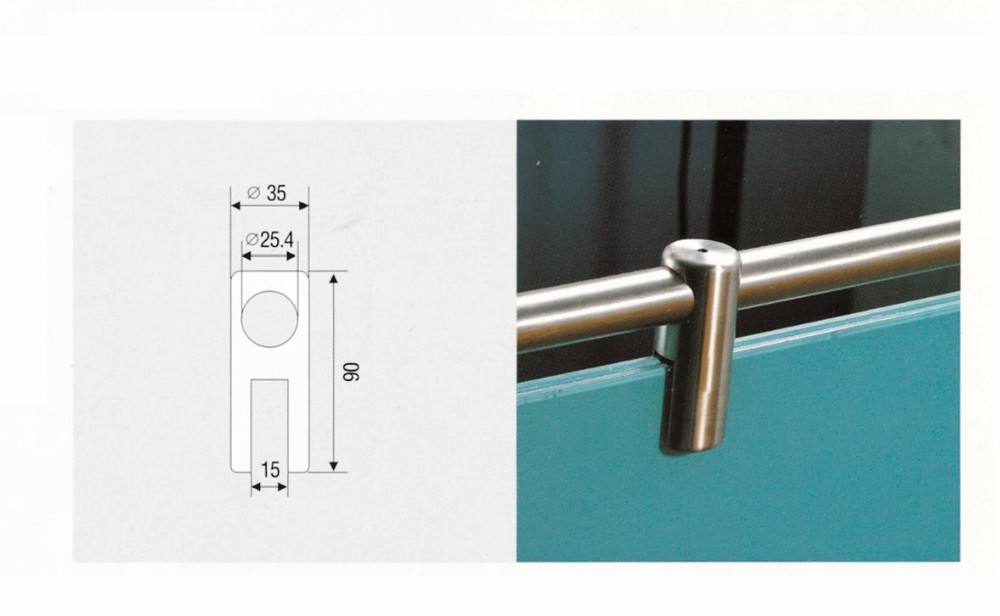 Shower Glass Door Connector Clip Bathroom Door Hinge Fixed Clamp Connectors