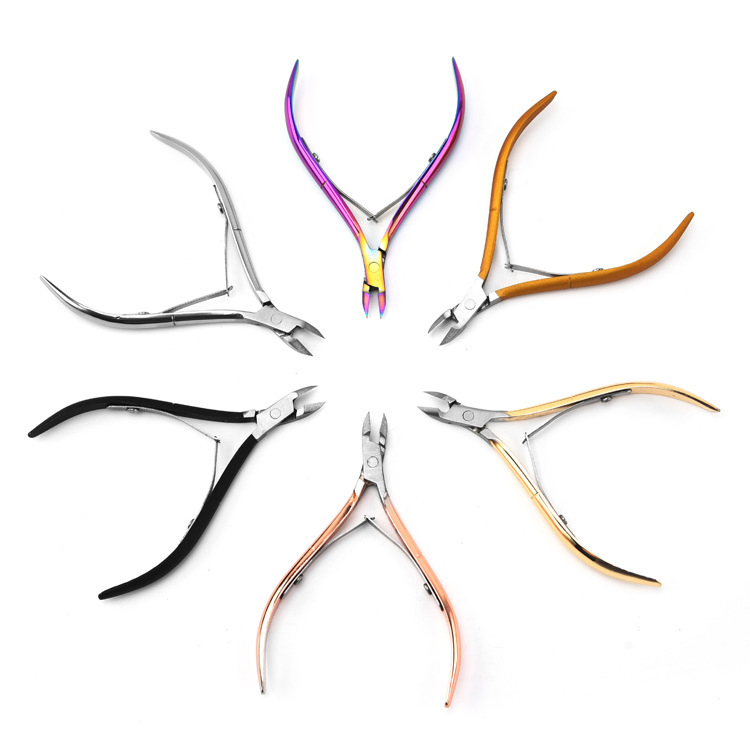 Hot Selling Stainless Steel Cuticle Nipper Manicure Scissor with Tweezer