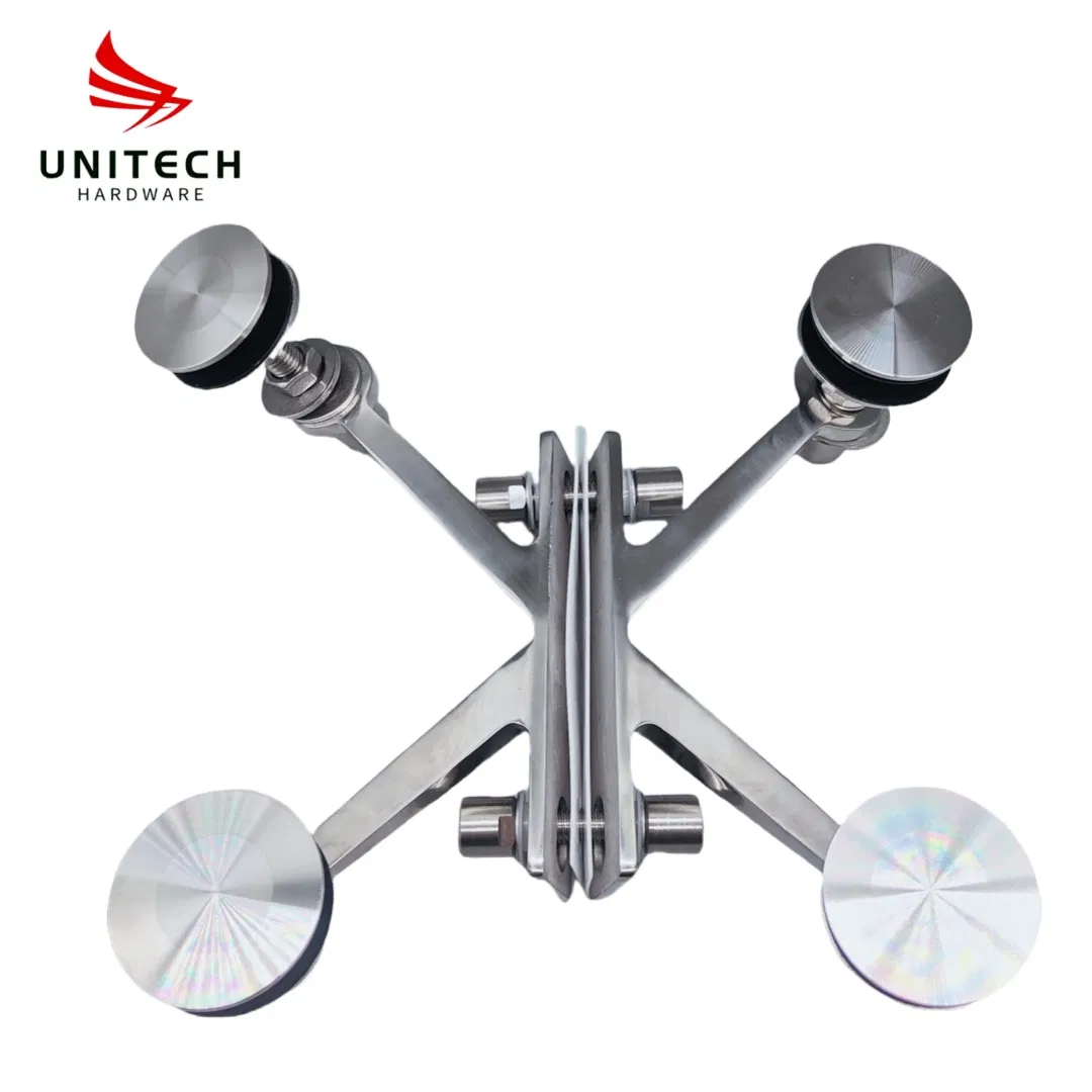 Stainless Steel 316 K Claws Glass Wall Fitting Conenctor Glass Spider Clamp