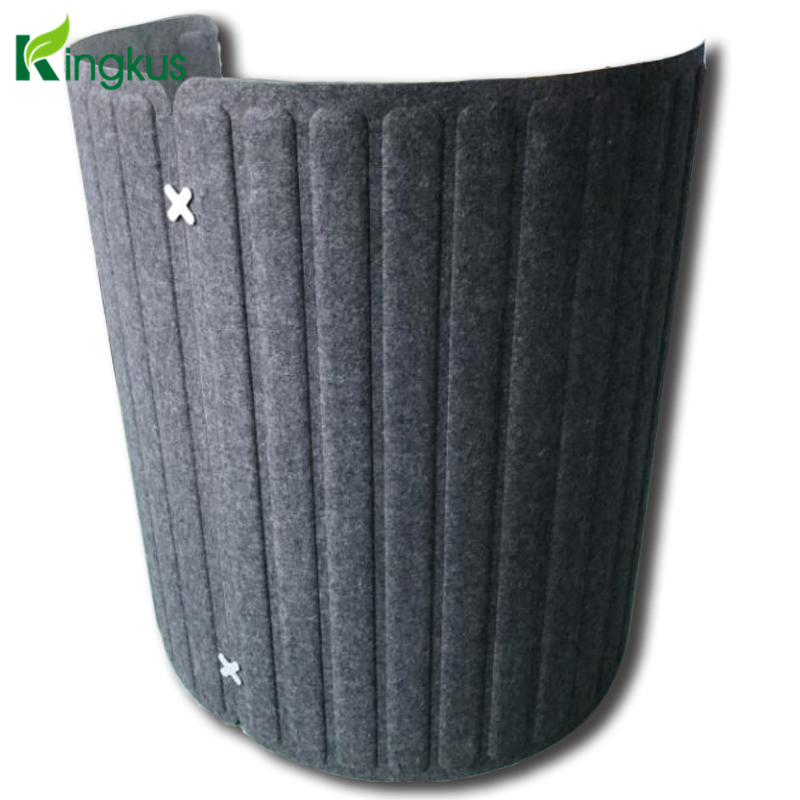 1400h Soundproof Polyester Fiber Screens Office Acoustic Desk Screen for Workstation Partition
