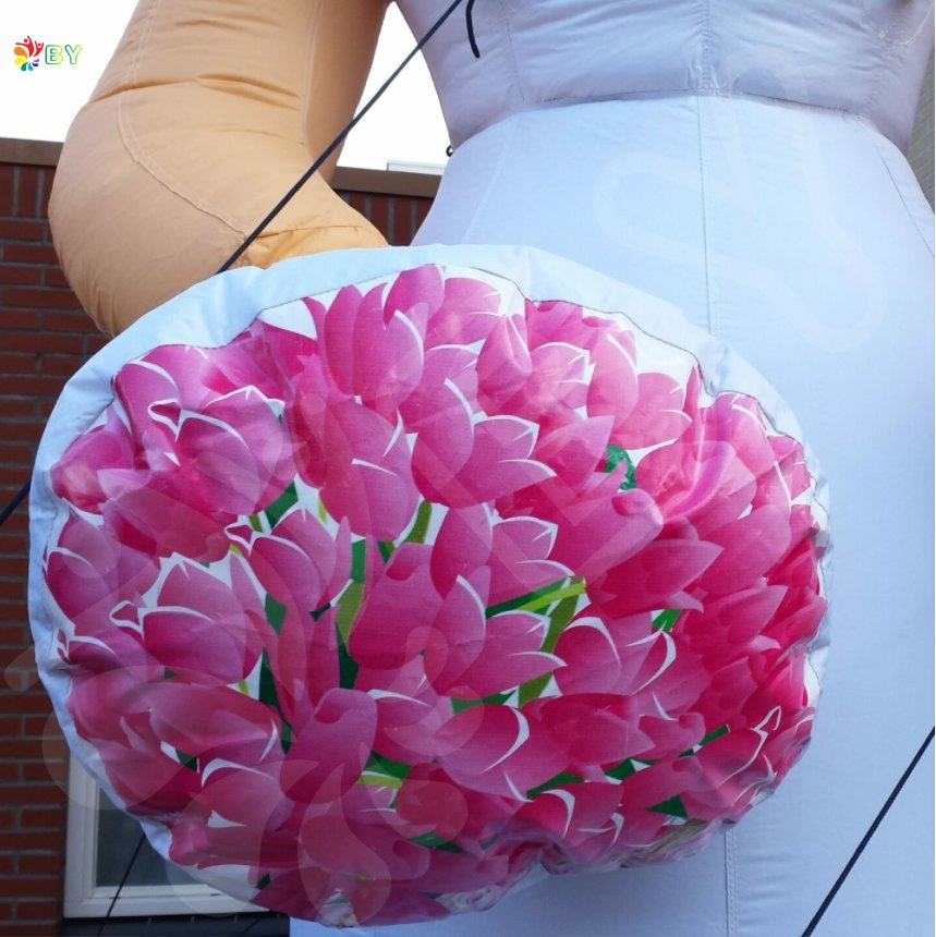 Wedding Decoration Inflatable Bride and Groom, Inflatable Wedding Couple Ground Balloon
