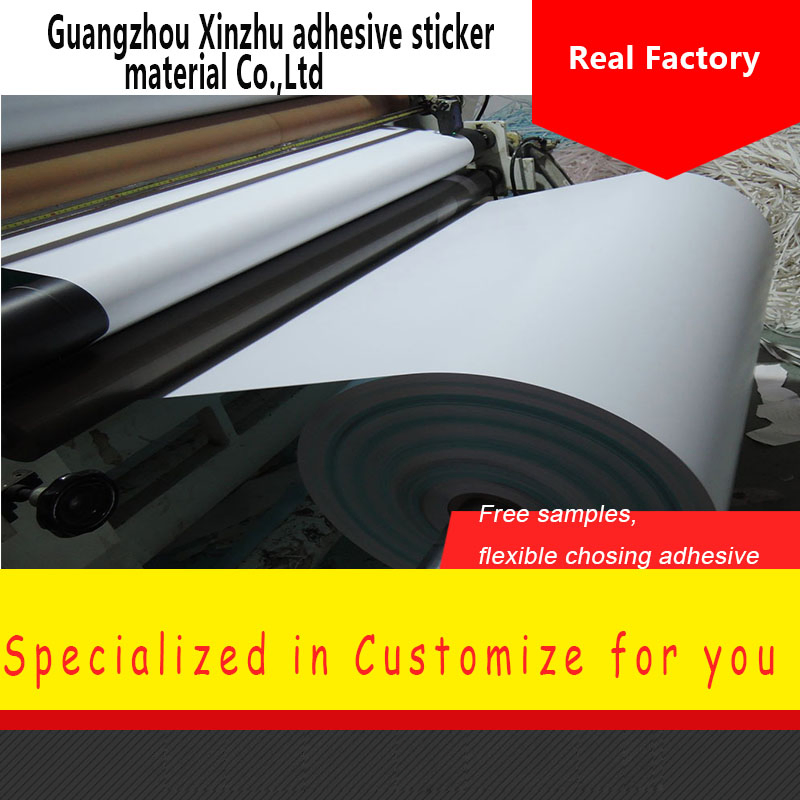 Jumbo Roll Transparent Thermal Printing Synthetic Paper, PP Film Label Material