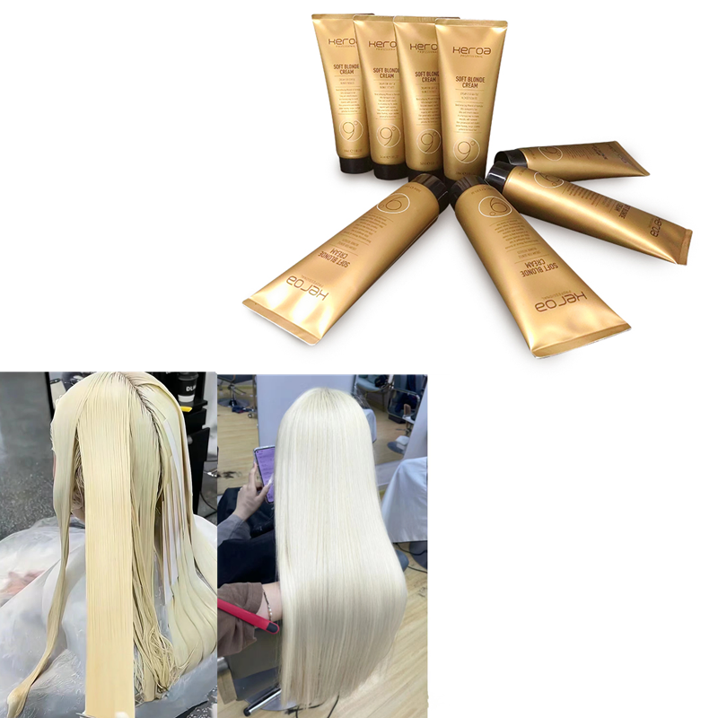 Professional Hair Color Cream Hair Bleaching Cream for Lightener 9 Level