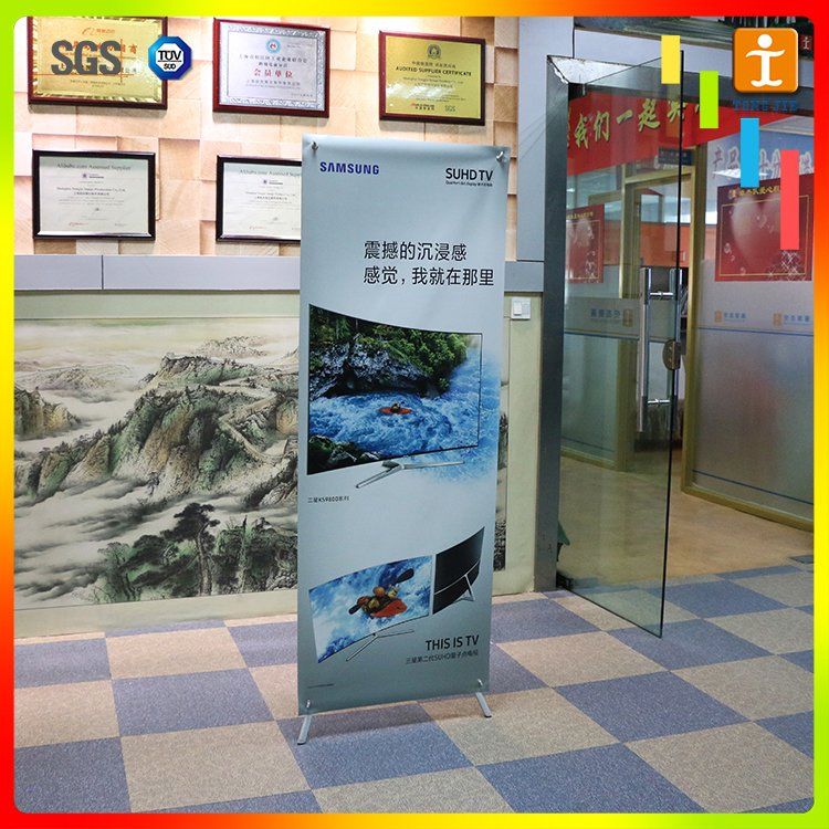 Customized Economic Fiber Frame X Stand Banner for Promotion