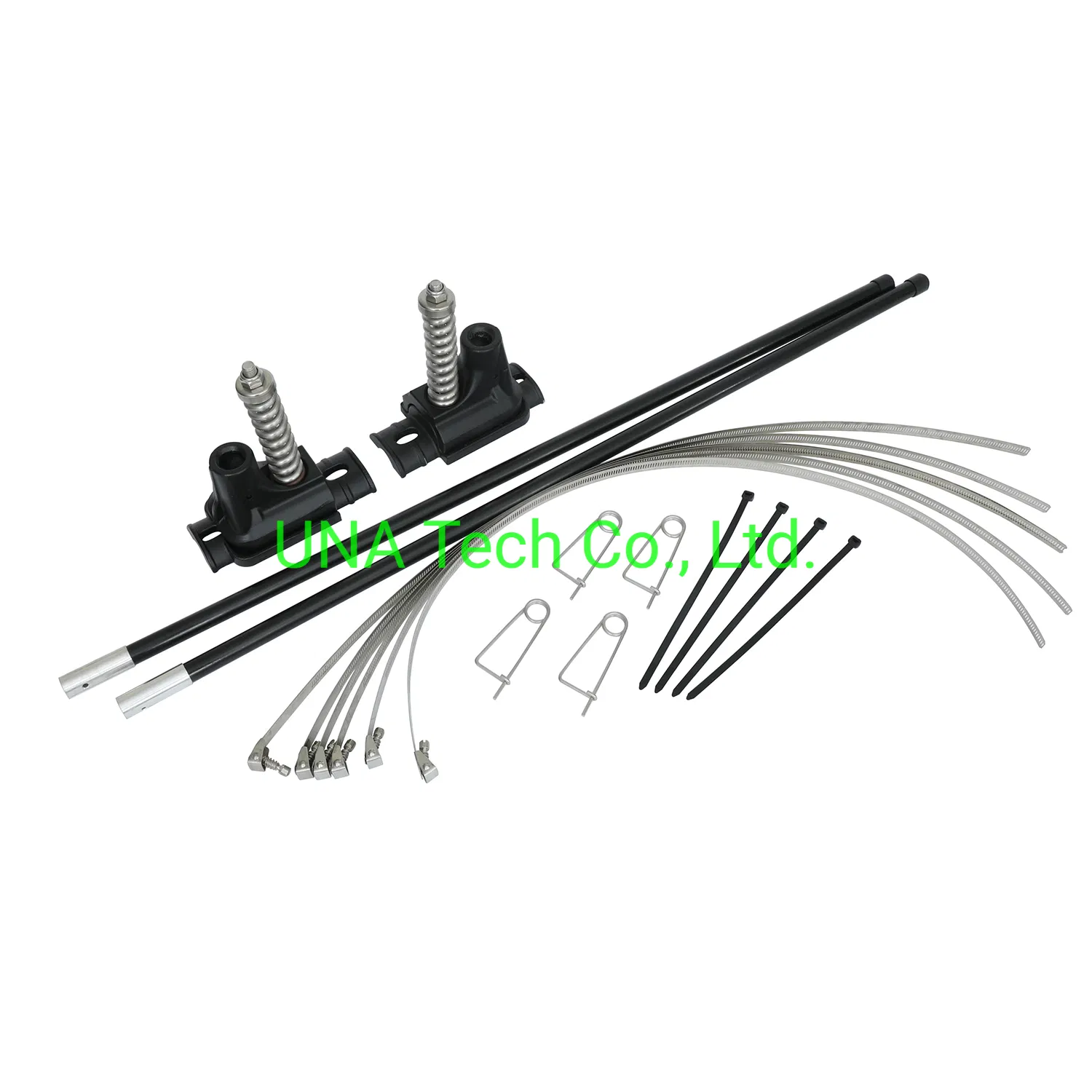 Wind-Resistant Light Post Outdoor Advertisement Street Pole Banner Mounting Clamp