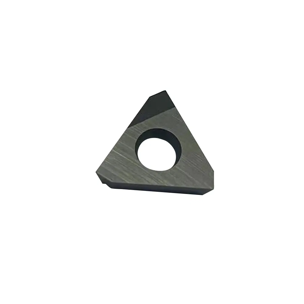 Indexable 60 Degree Tbgh060104 Brazed CBN Inserts for Turning Metal